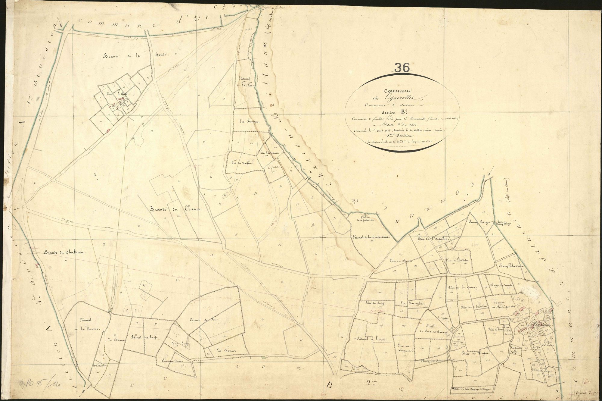 Lignerolles - Section B1.