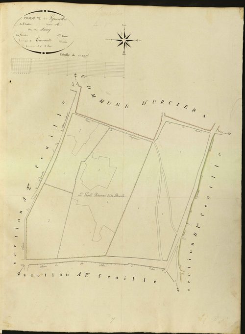 Lignerolles - Section A1, dite du Bourg.