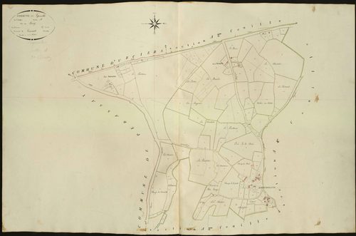 Lignerolles - Section A3, dite du Bourg.
