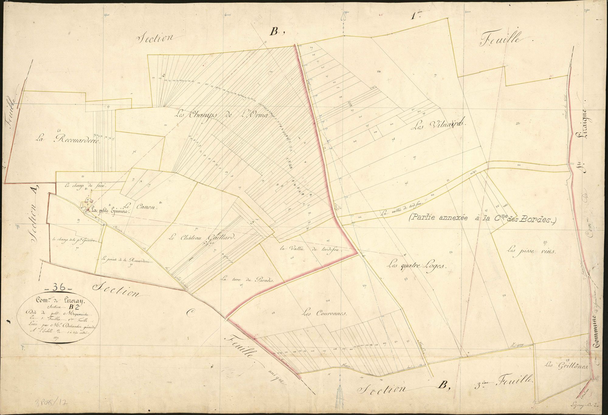 Lizeray - Section B2, dite du Petit Moqueriche.