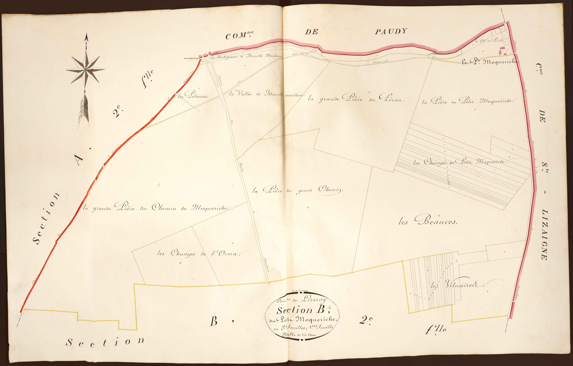 Lizeray - Section B1, dite du petit Moqueriche.