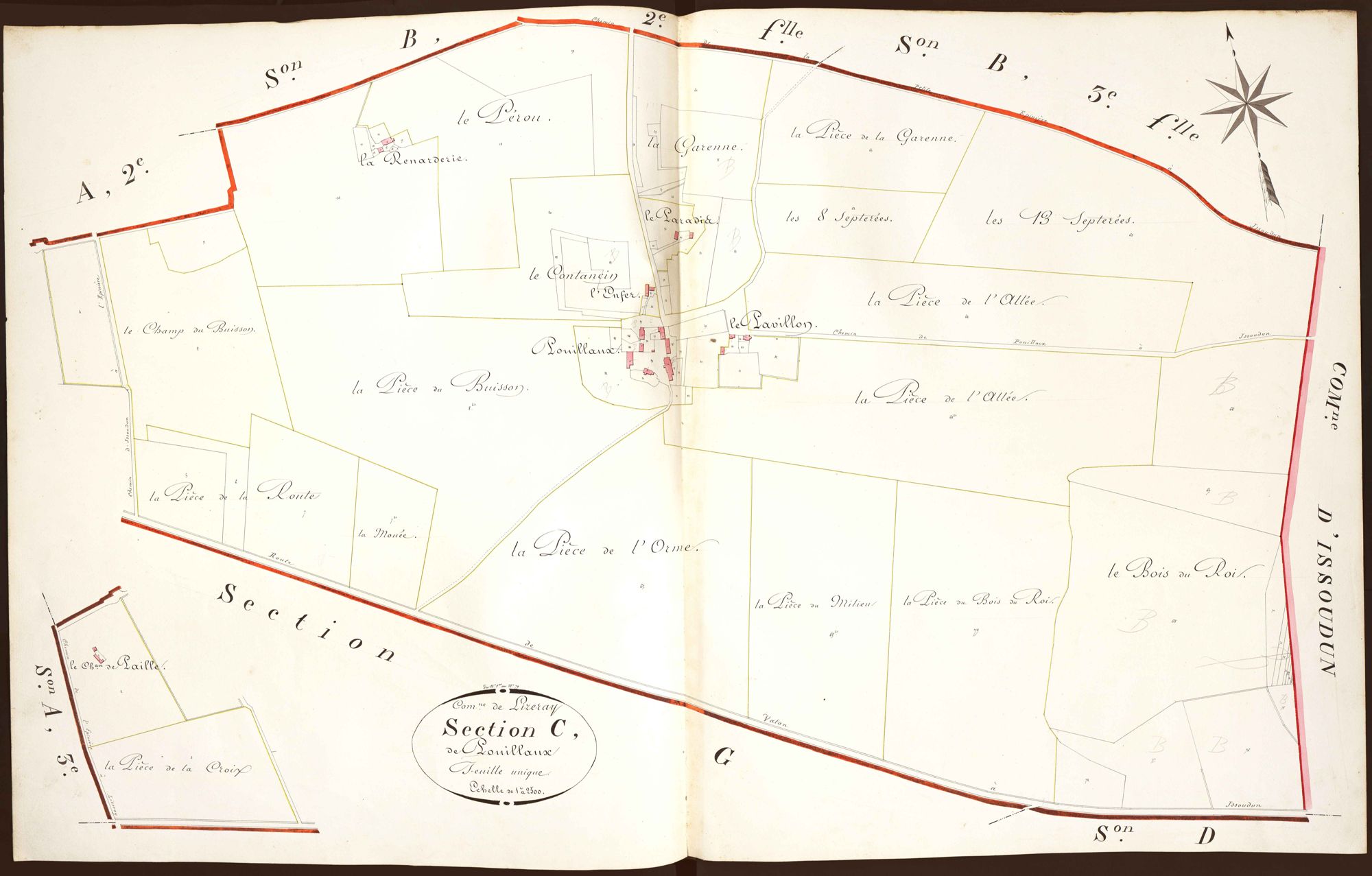 Lizeray - Section C, dite de Pouillaux.