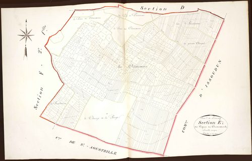 Lizeray - Section E, dite des Vignes des Crèvecoeurs.