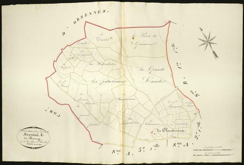 Lourdoueix-Saint-Michel - Section A1, dite du Bourg.