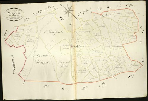 Lourdoueix-Saint-Michel - Section A3, dite du Bourg.