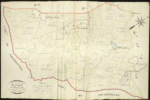Lourdoueix-Saint-Michel - Section C2, dite de Mortegoutte.