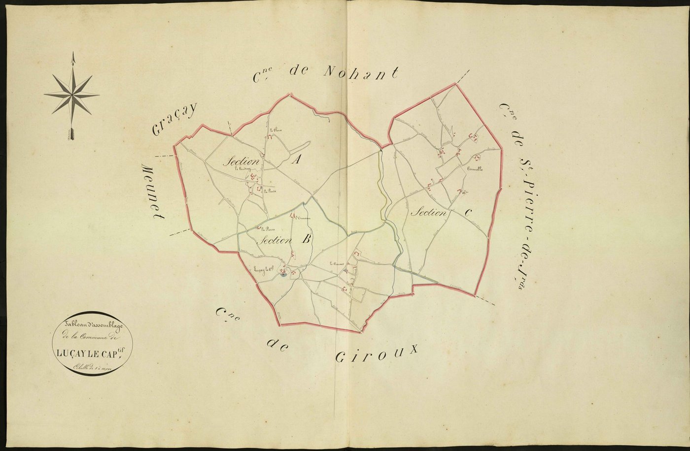 Luçay-le-Libre - Tableau d'assemblage.