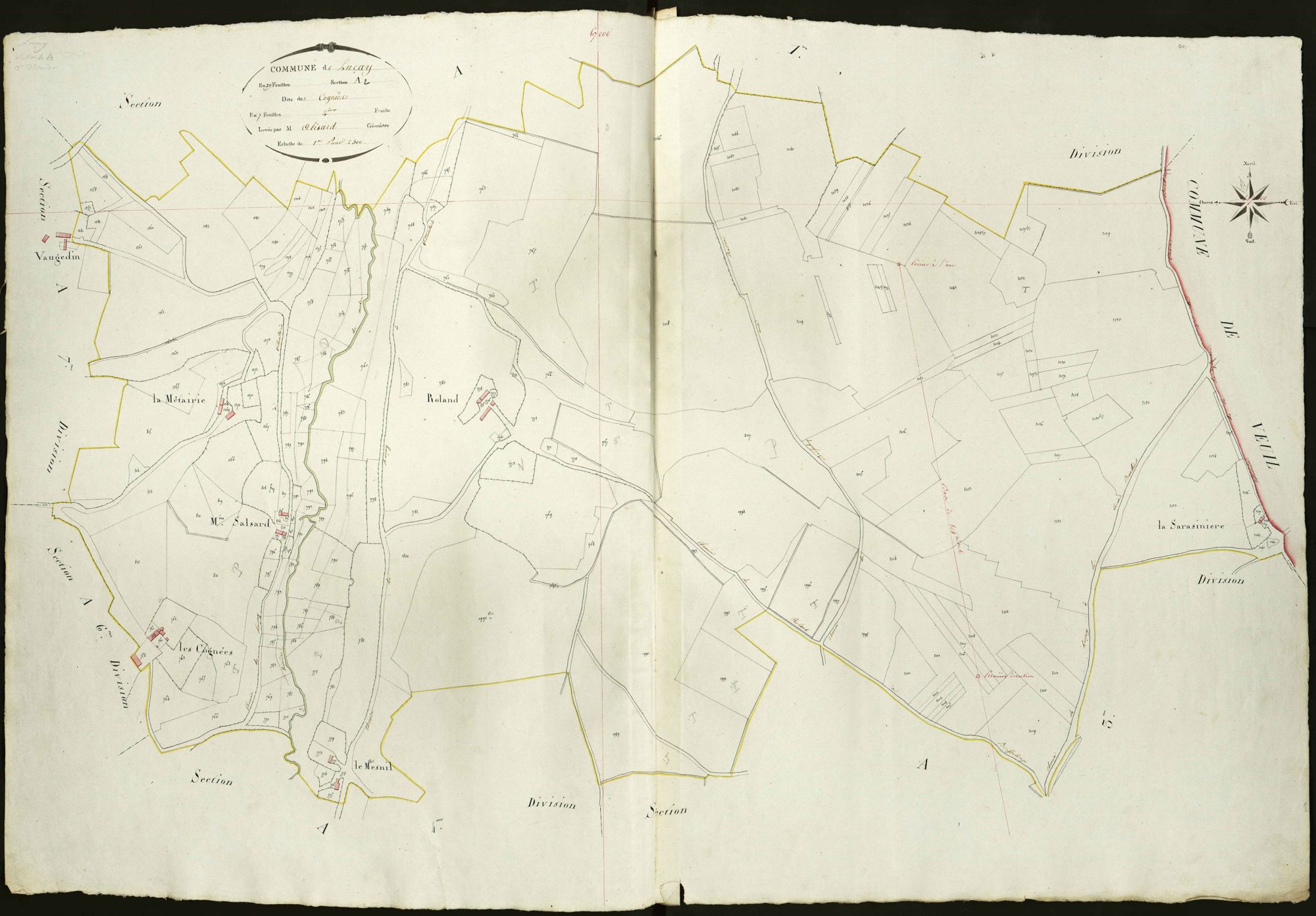 Luçay-le-Mâle - Section A2, dite des Cognées.