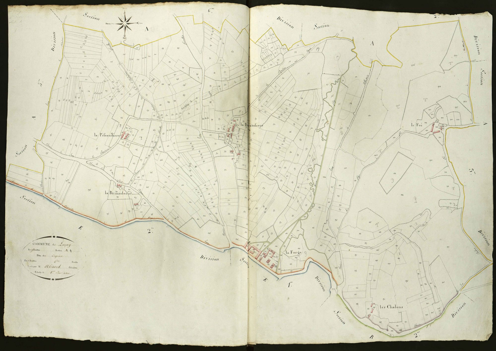 Luçay-le-Mâle - Section A4, dite Des Cognées.