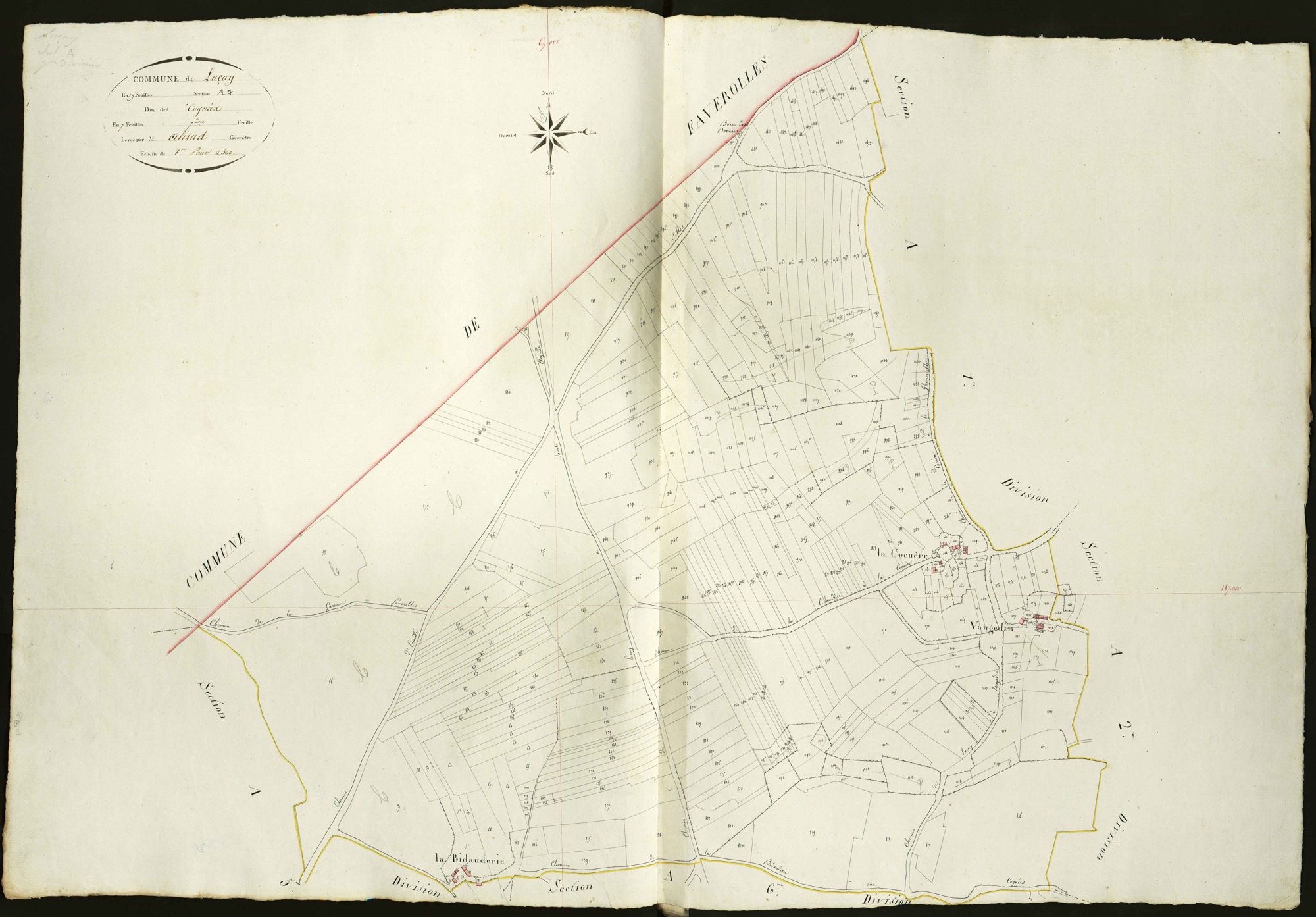 Luçay-le-Mâle - Section A7, dite des Cognées.