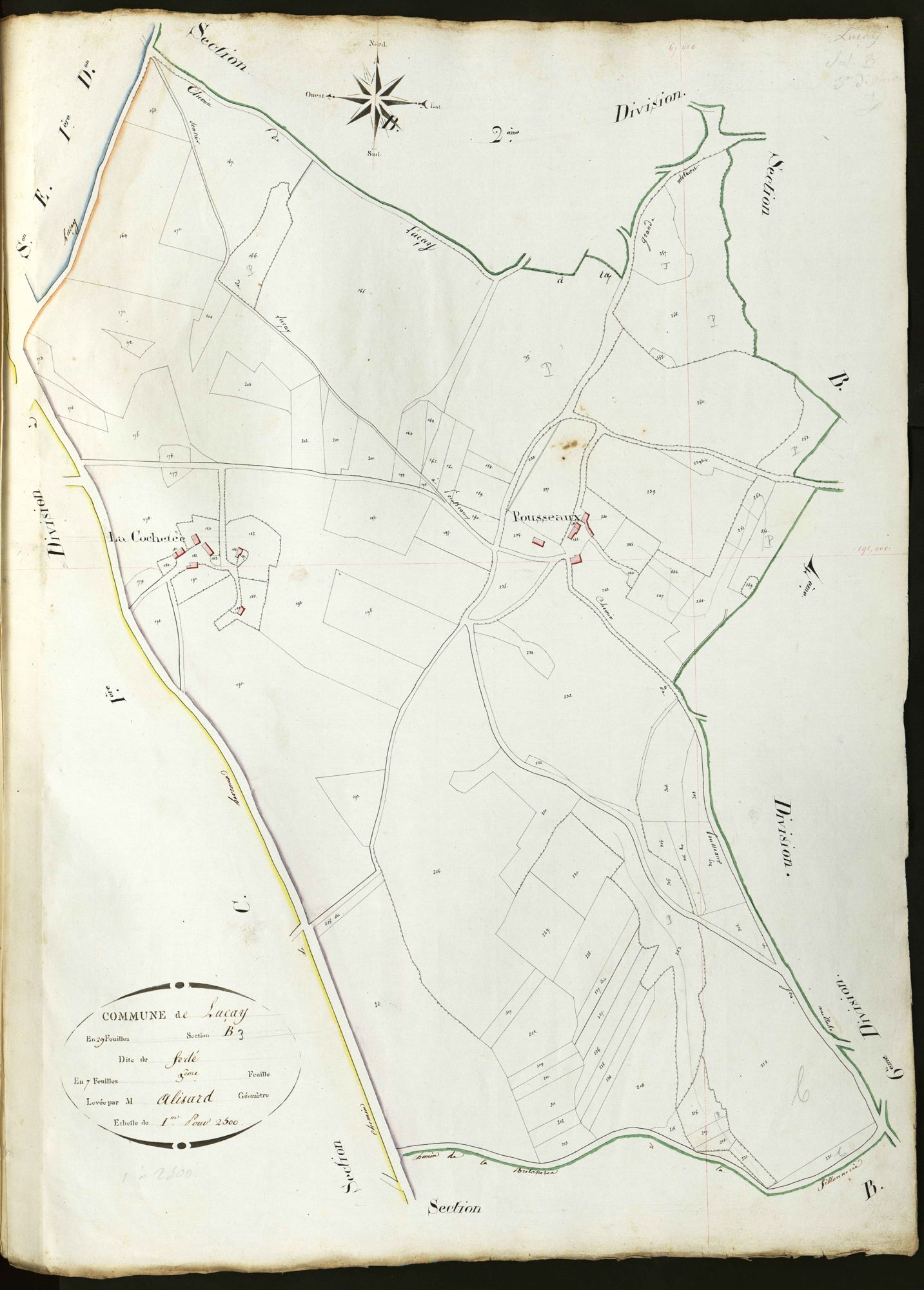 Luçay-le-Mâle - Section B3, dite de Fertay.
