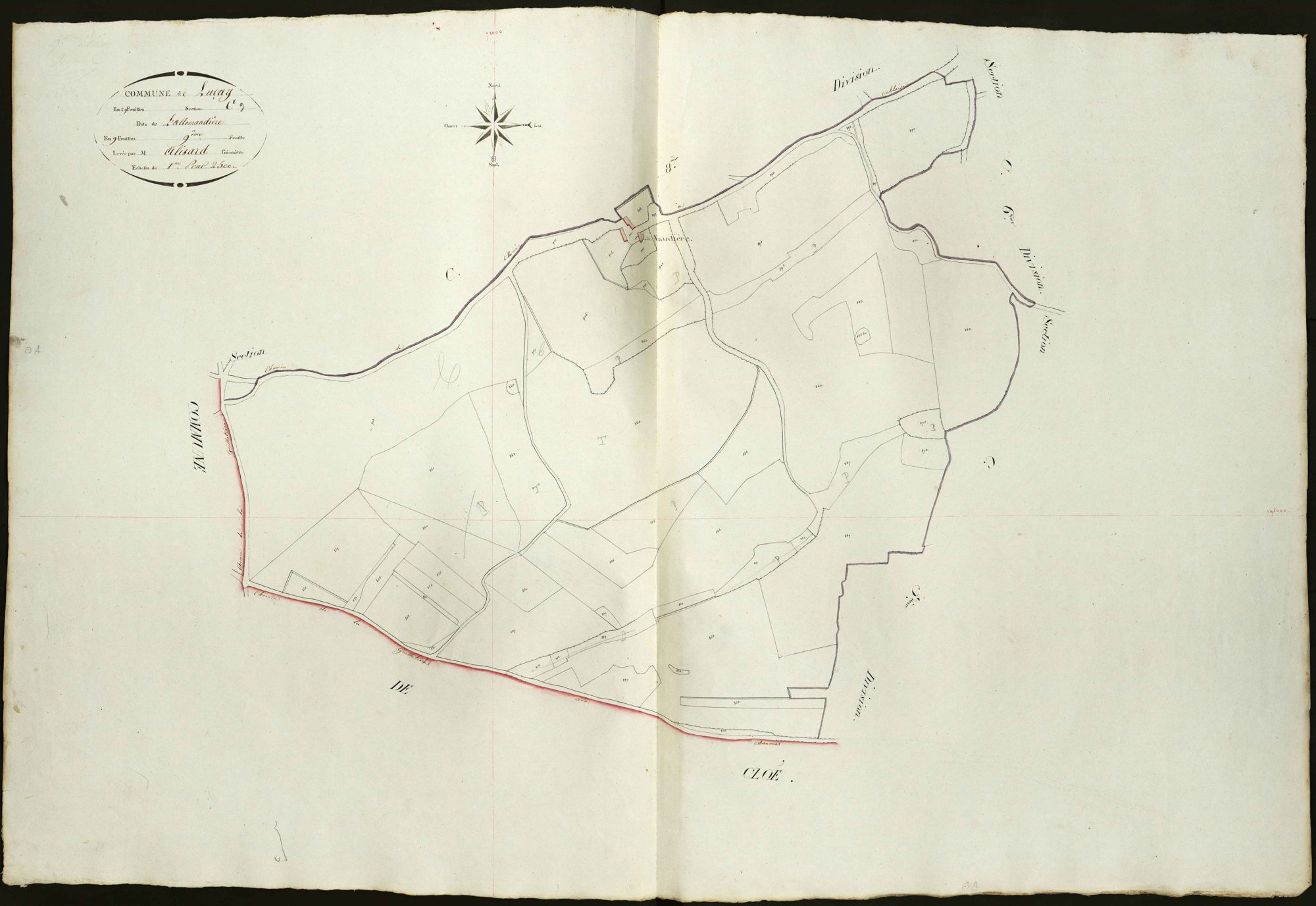 Luçay-le-Mâle - Section C9, dite de l'Allemandière.