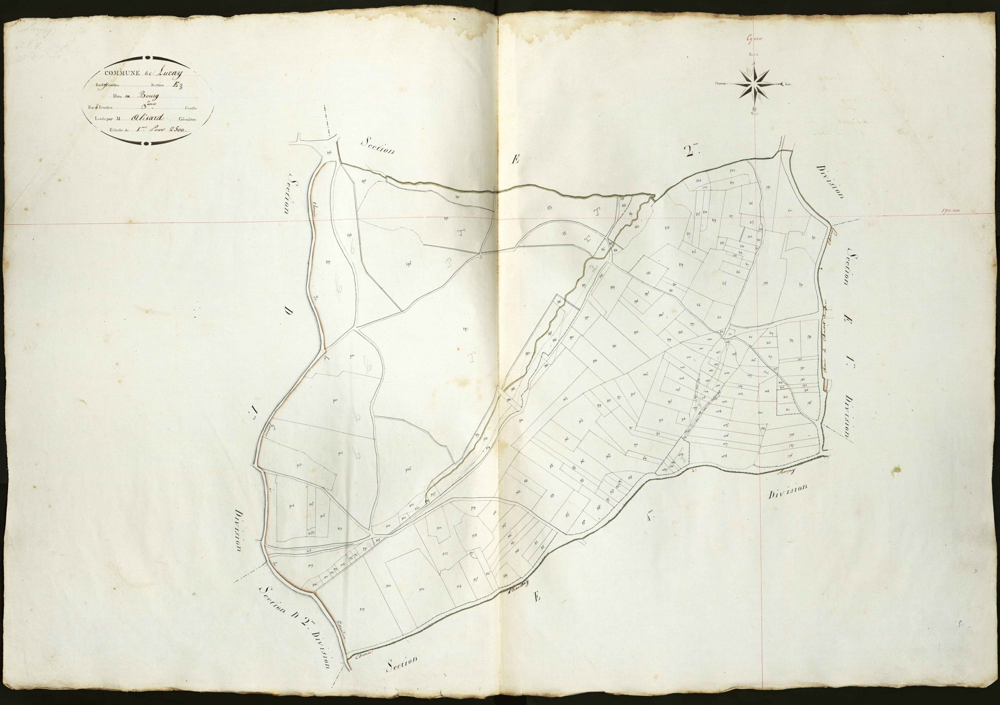 Luçay-le-Mâle - Section E3, dite du Bourg.
