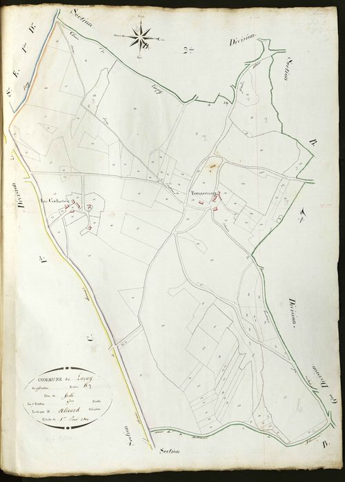 Luçay-le-Mâle - Section B3, dite de Fertay.
