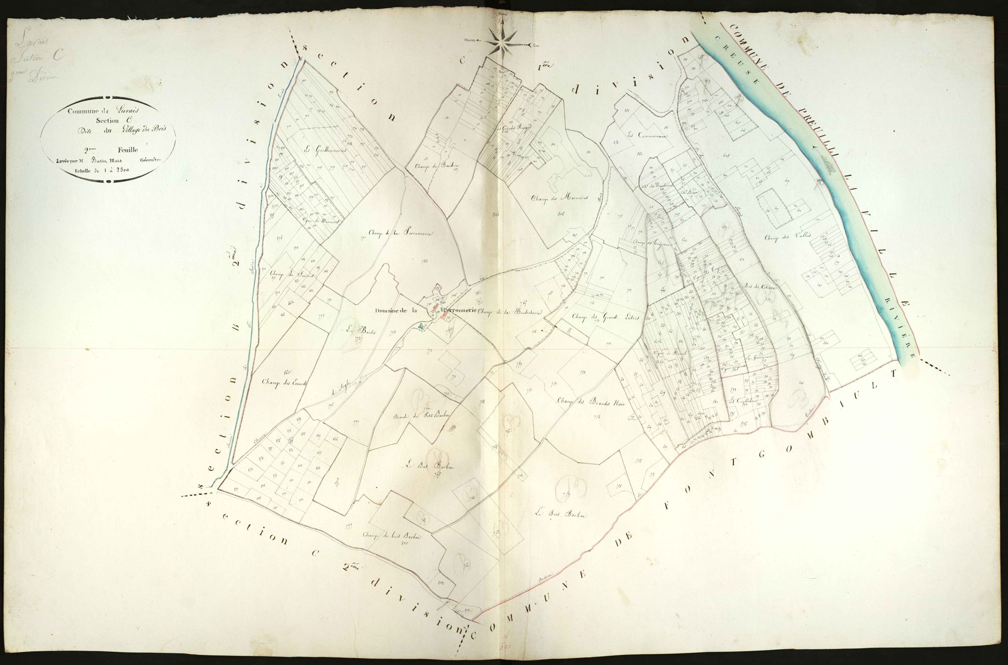 Lurais - Section C2, dite du village du Bois.