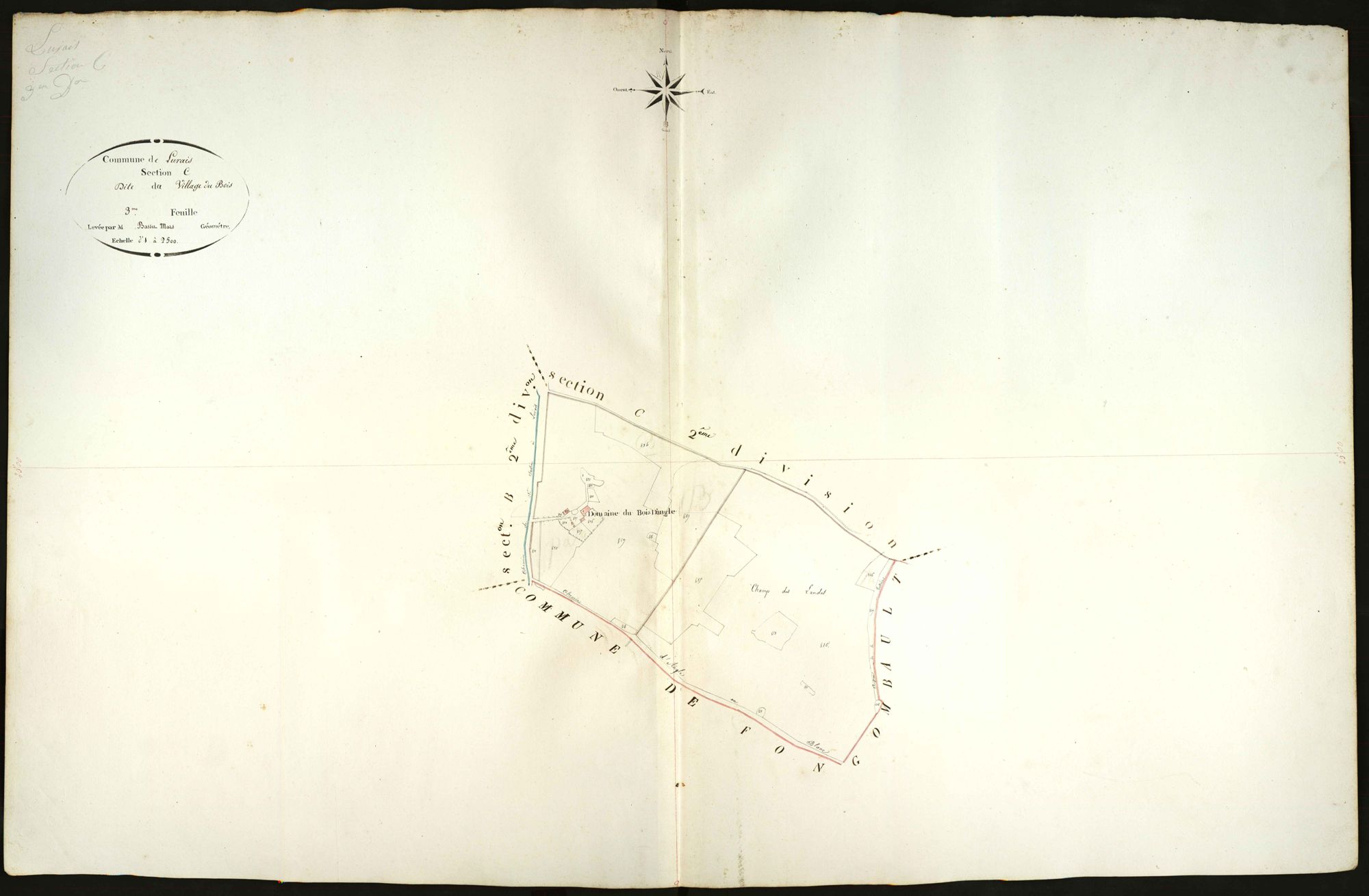 Lurais - Section C3, dite du village du Bois.