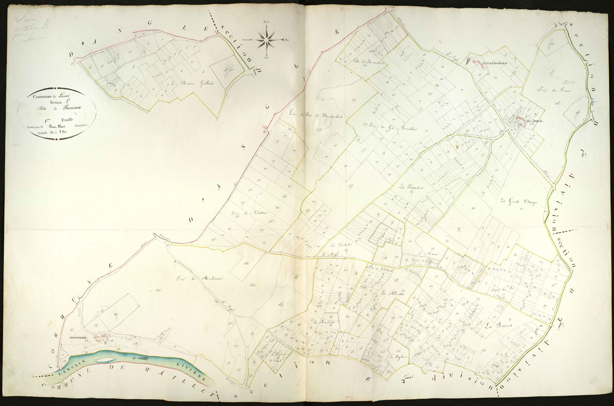 Lurais - Section E1, dite de Fournioux.