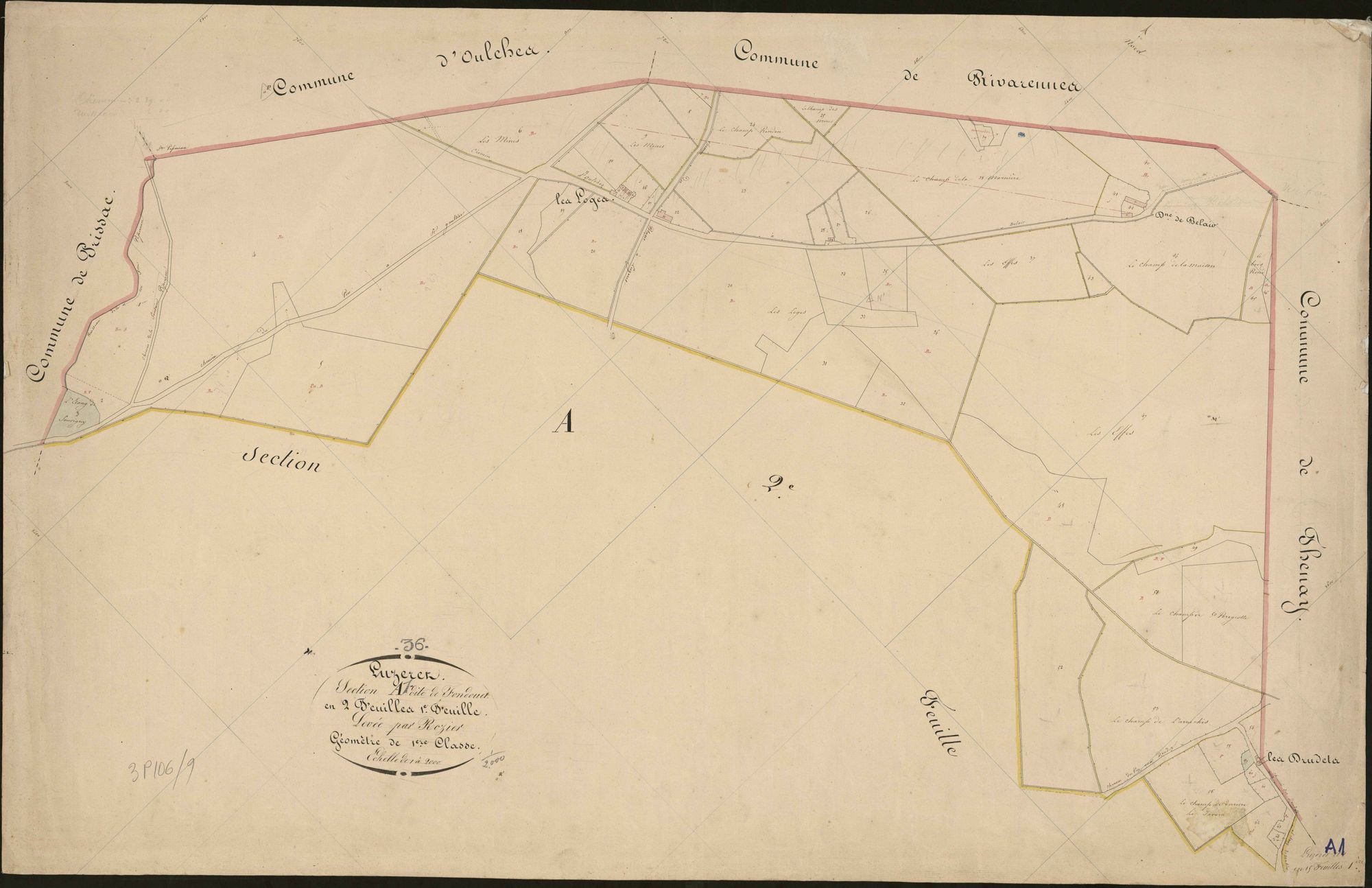 Luzeret - Section A1, dite de Fondouet.