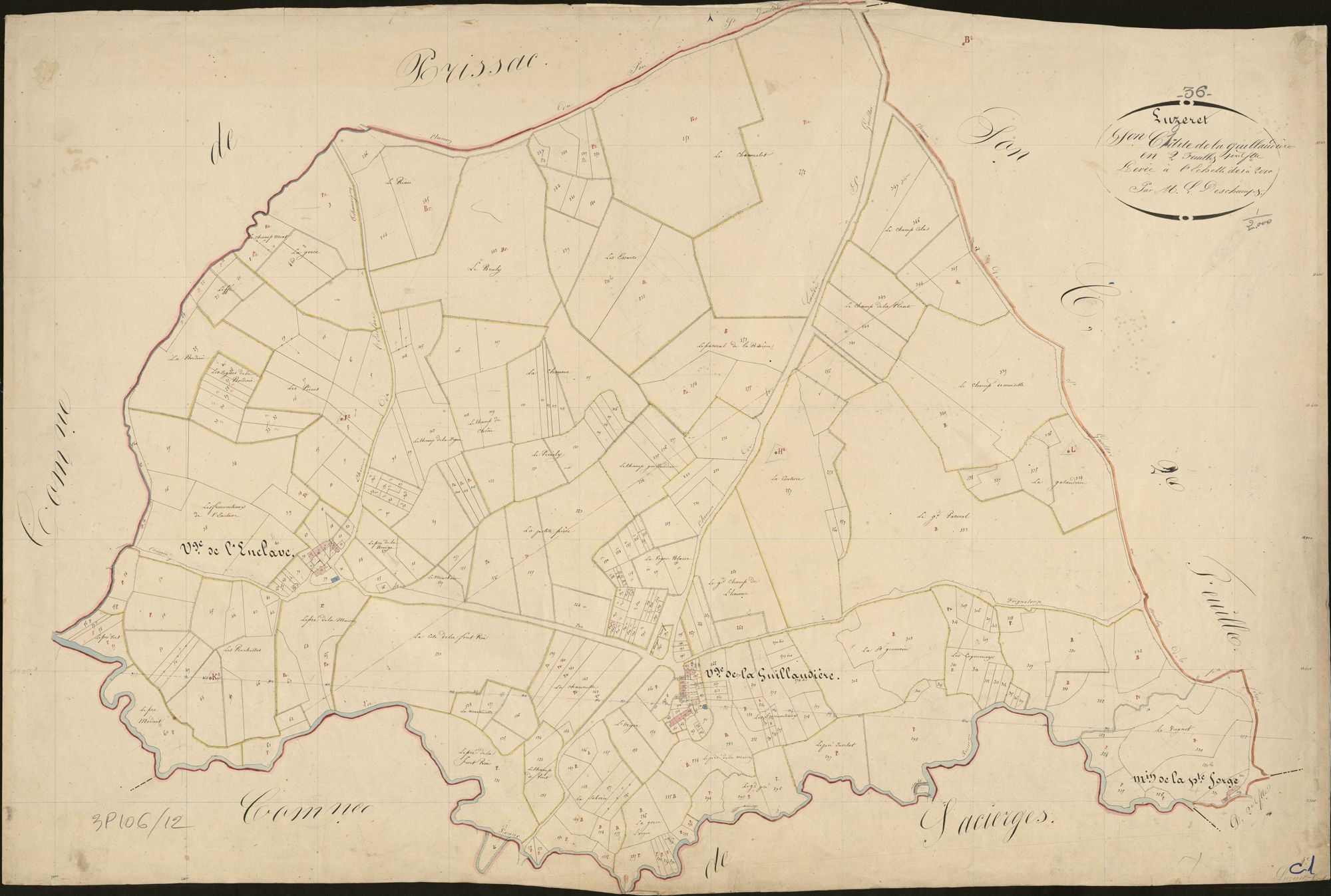 Luzeret - Section C1, dite de la Guillaudière.