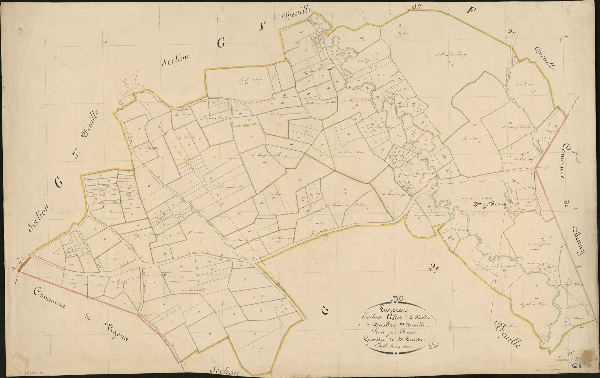 Luzeret - Section G1, dite de la Boudre.