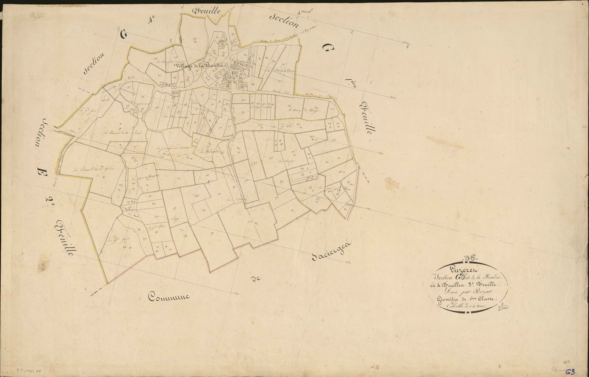 Luzeret - Section G3, dite de la Boudre.