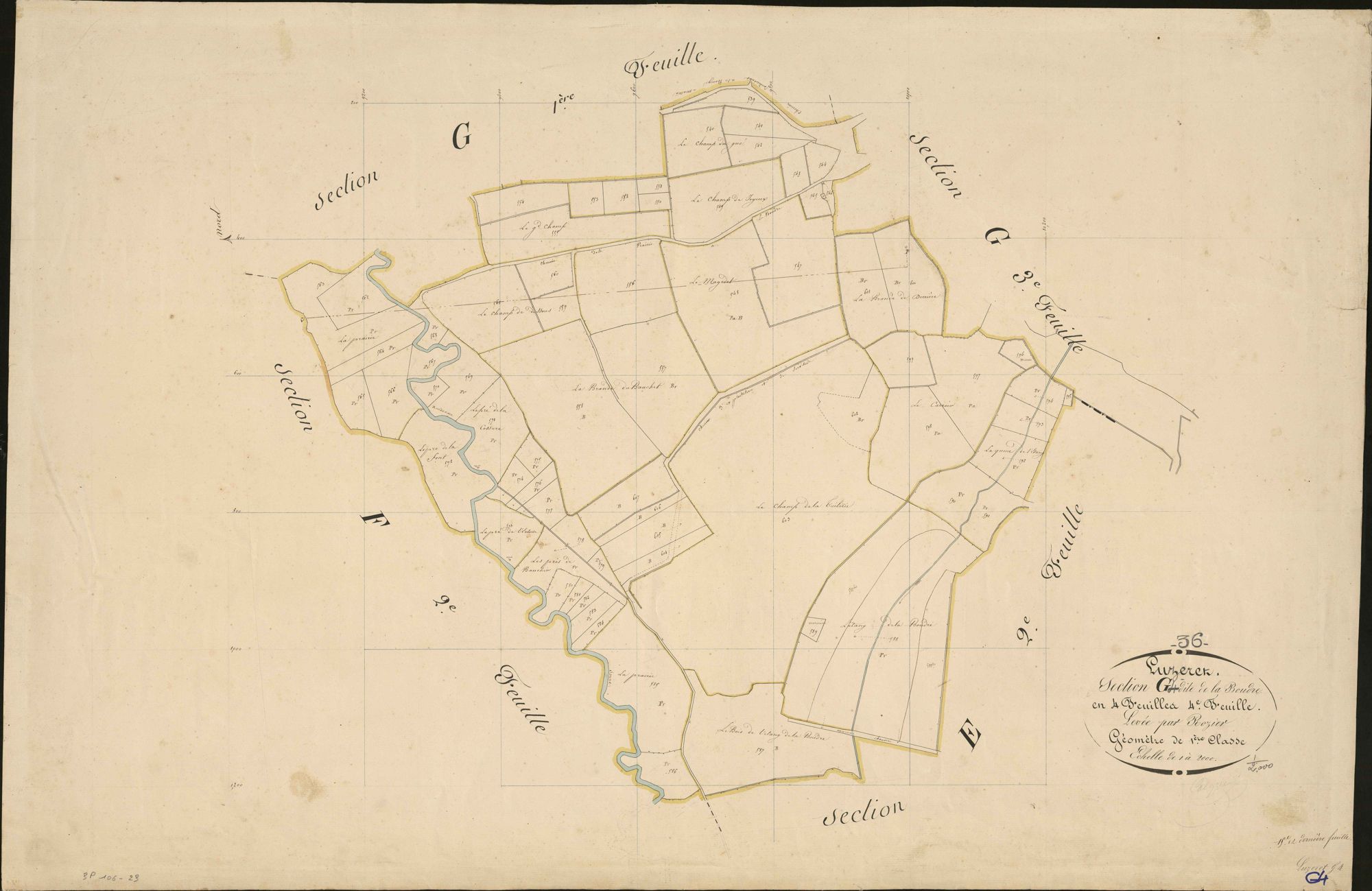 Luzeret - Section G4, dite de la Boudre.