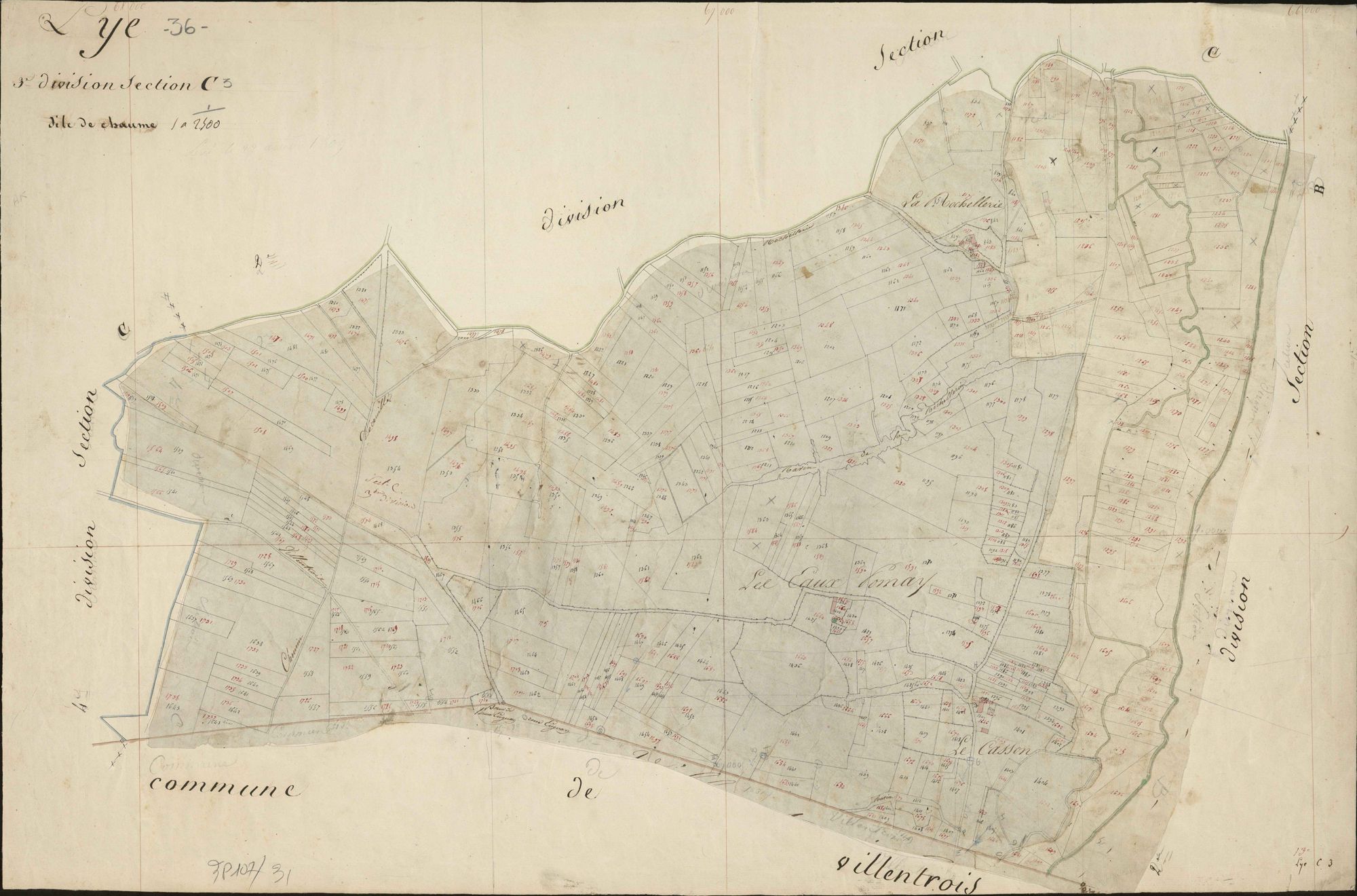 Lye - Section C3, dite de Chaume.