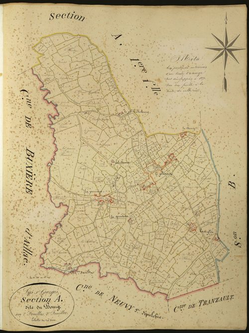 Lys-Saint-Georges - Section A2, dite du Bourg.