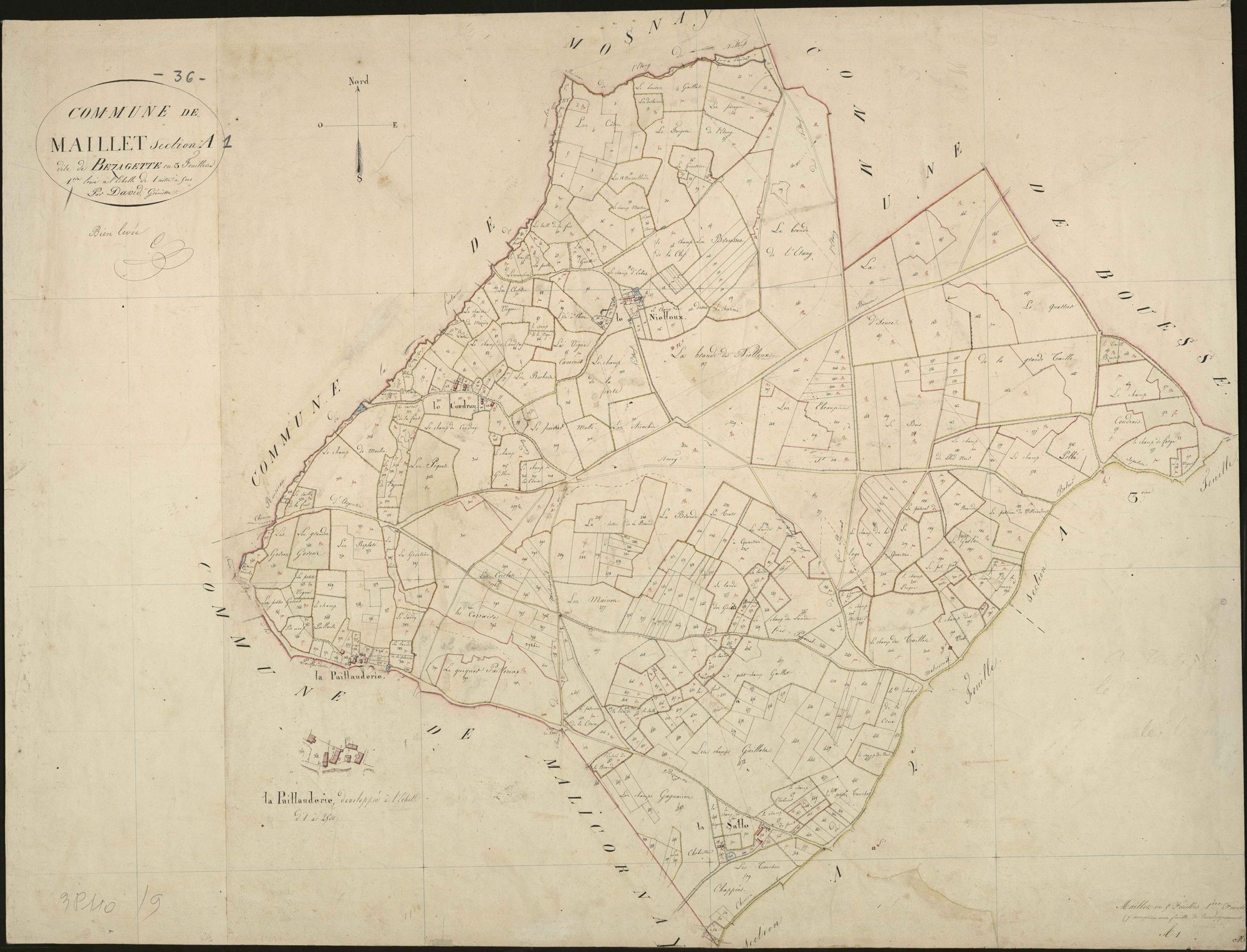 Maillet - Section A1, dite de Bézagette.