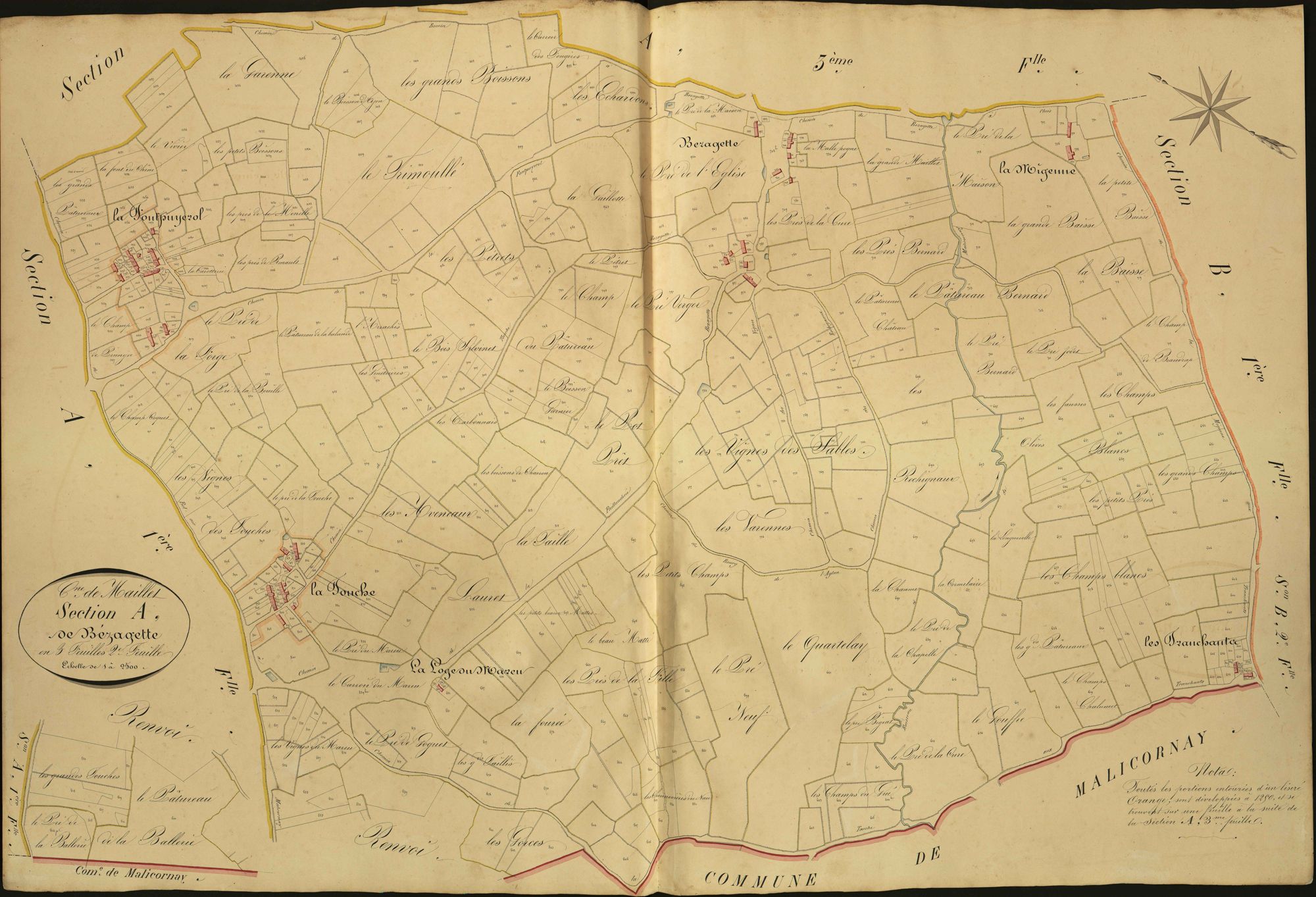 Maillet - Section A2, dite de Bézagette.
