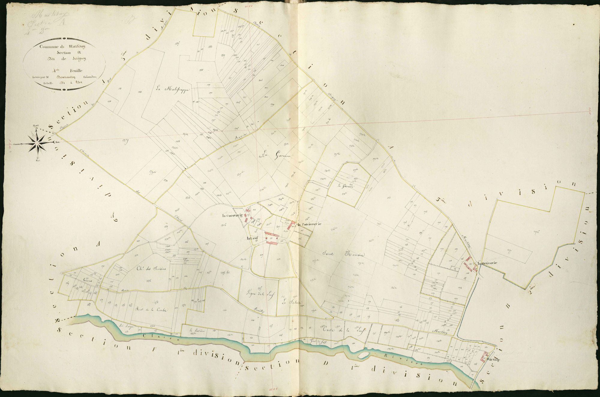 Martizay - Section A4, dite de Serigny.