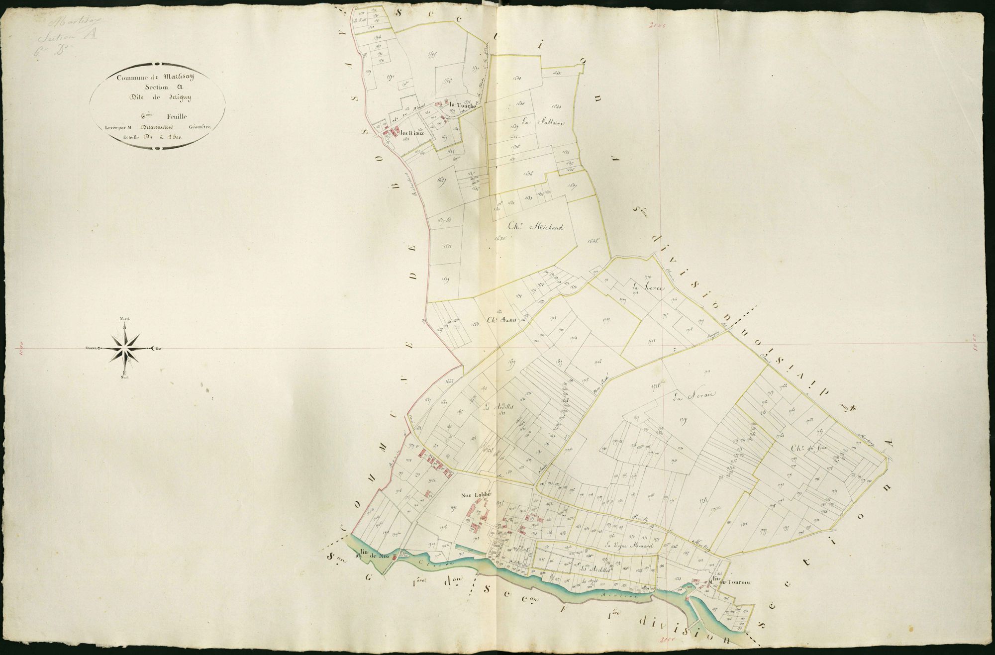 Martizay - Section A6, dite de Serigny.