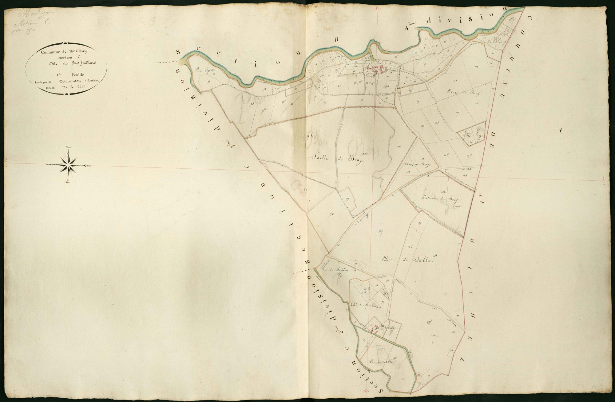 Martizay - Section C1, dite de Bois feuillard.