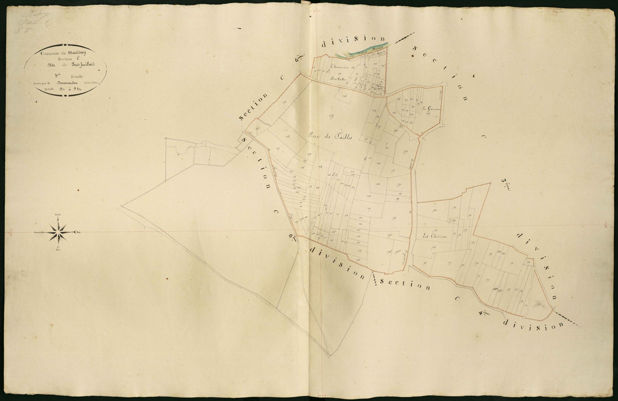 Martizay - Section C5, dite de Bois feuillard.