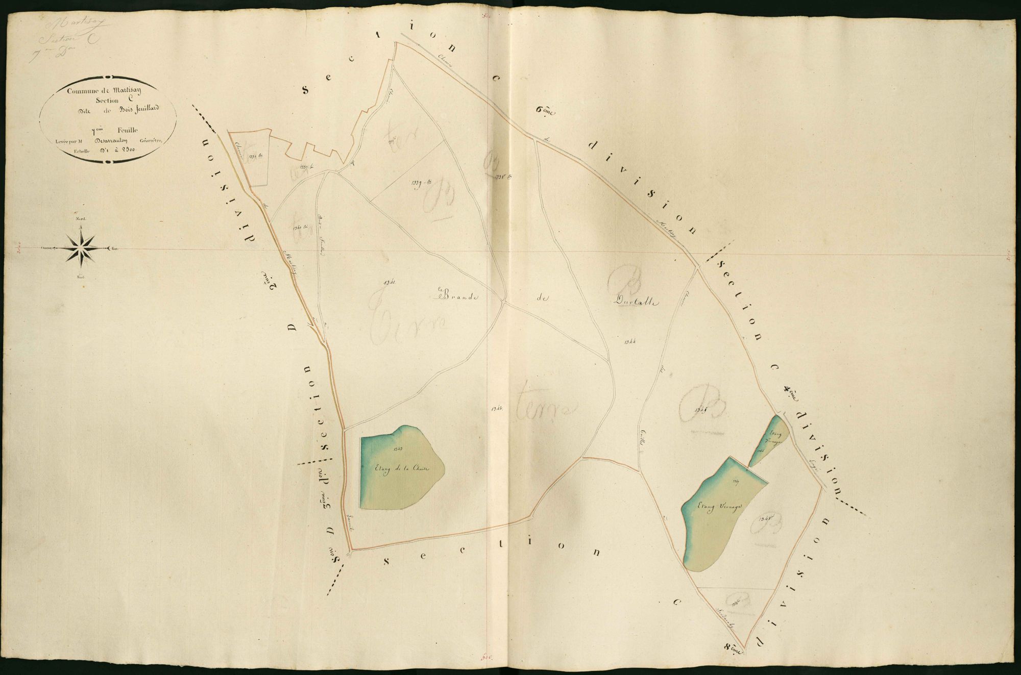 Martizay - Section C7, dite de Bois feuillard.