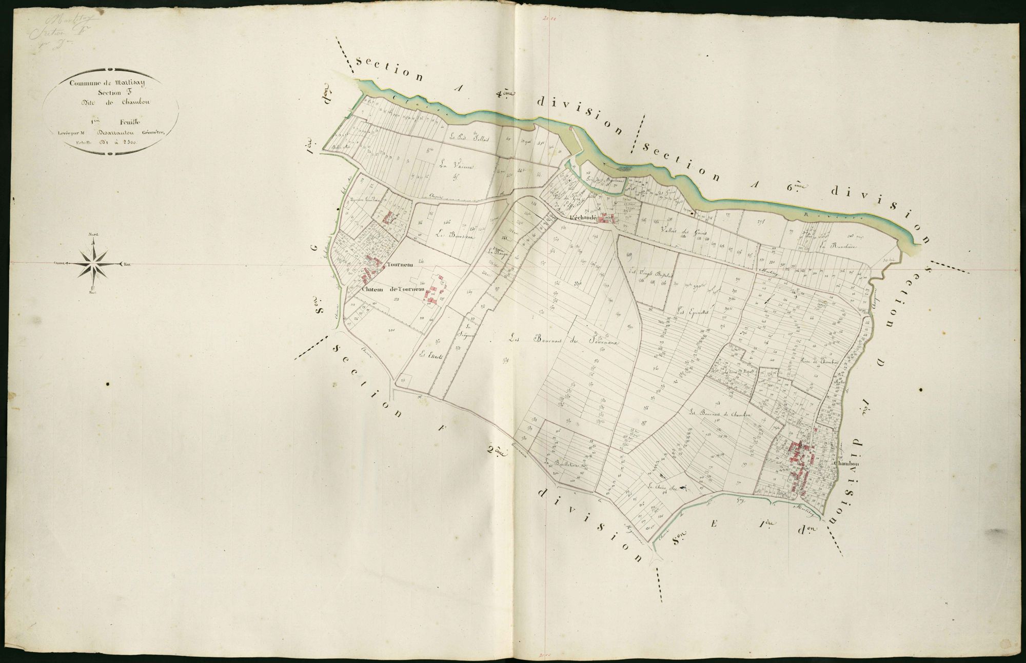 Martizay - Section F1, dite de Chambon.