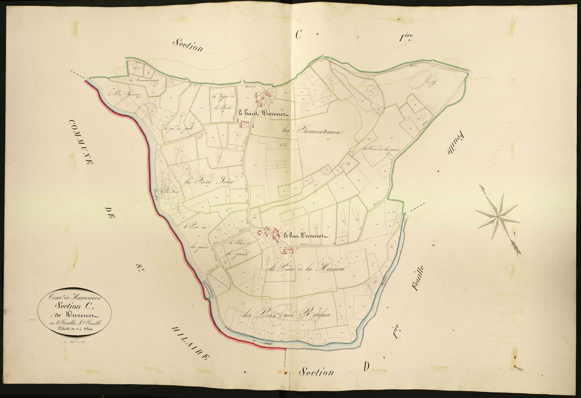 Mauvières - Section C3, dite de Durenet.