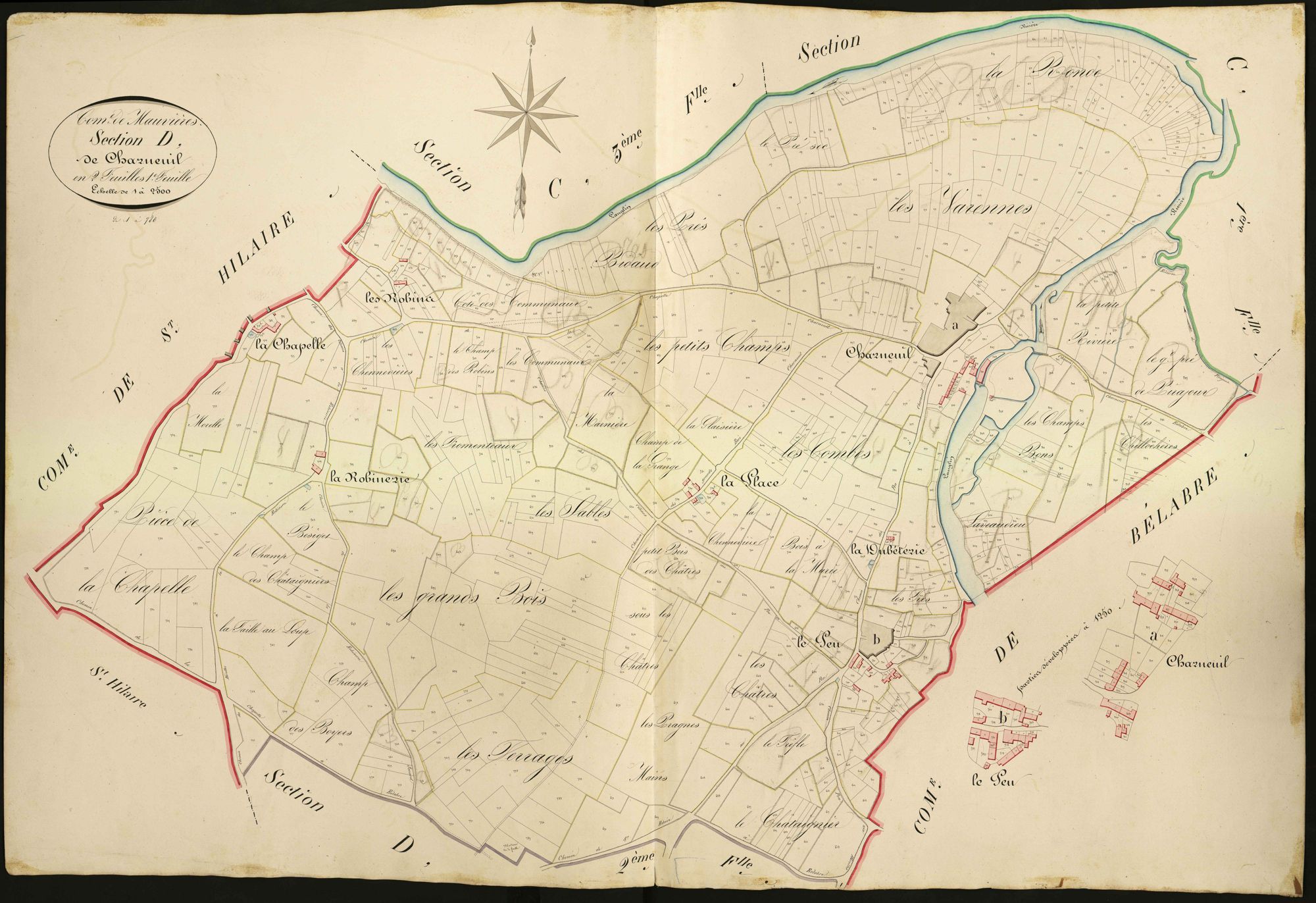 Mauvières - Section D1, dite de Charneuil.