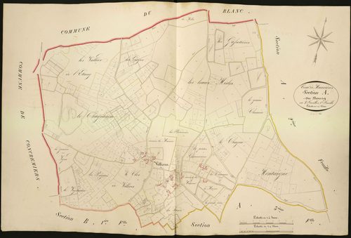 Mauvières - Section A1, dite du Bourg.