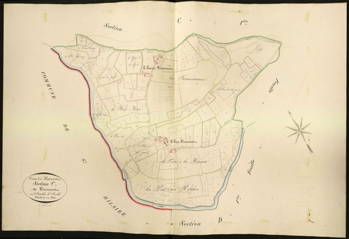 Mauvières - Section C3, dite de Durenet.