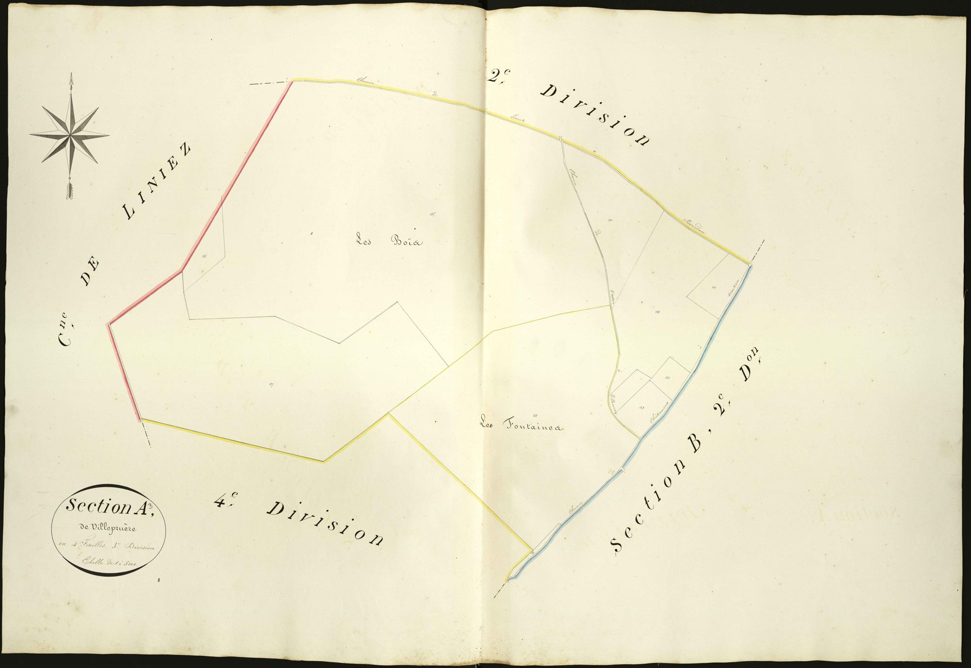 Ménétréols-sous-Vatan - Section A3, dite de Villepruère.