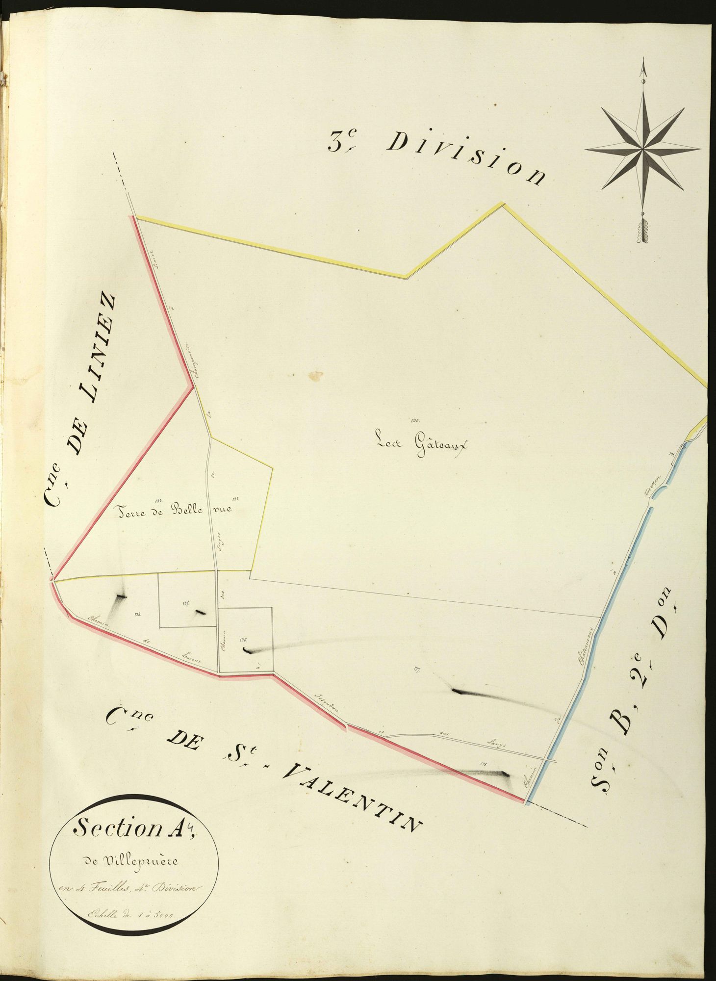 Ménétréols-sous-Vatan - Section A4, dite de Villepruère.