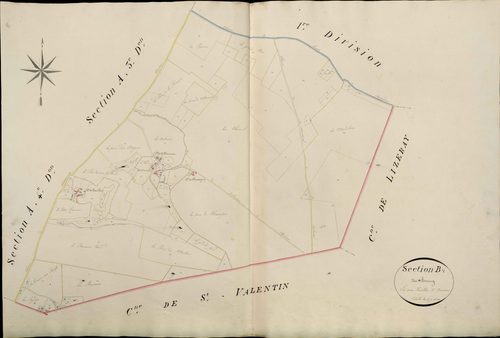 Ménétréols-sous-Vatan - Section B2, dite du Bourg.