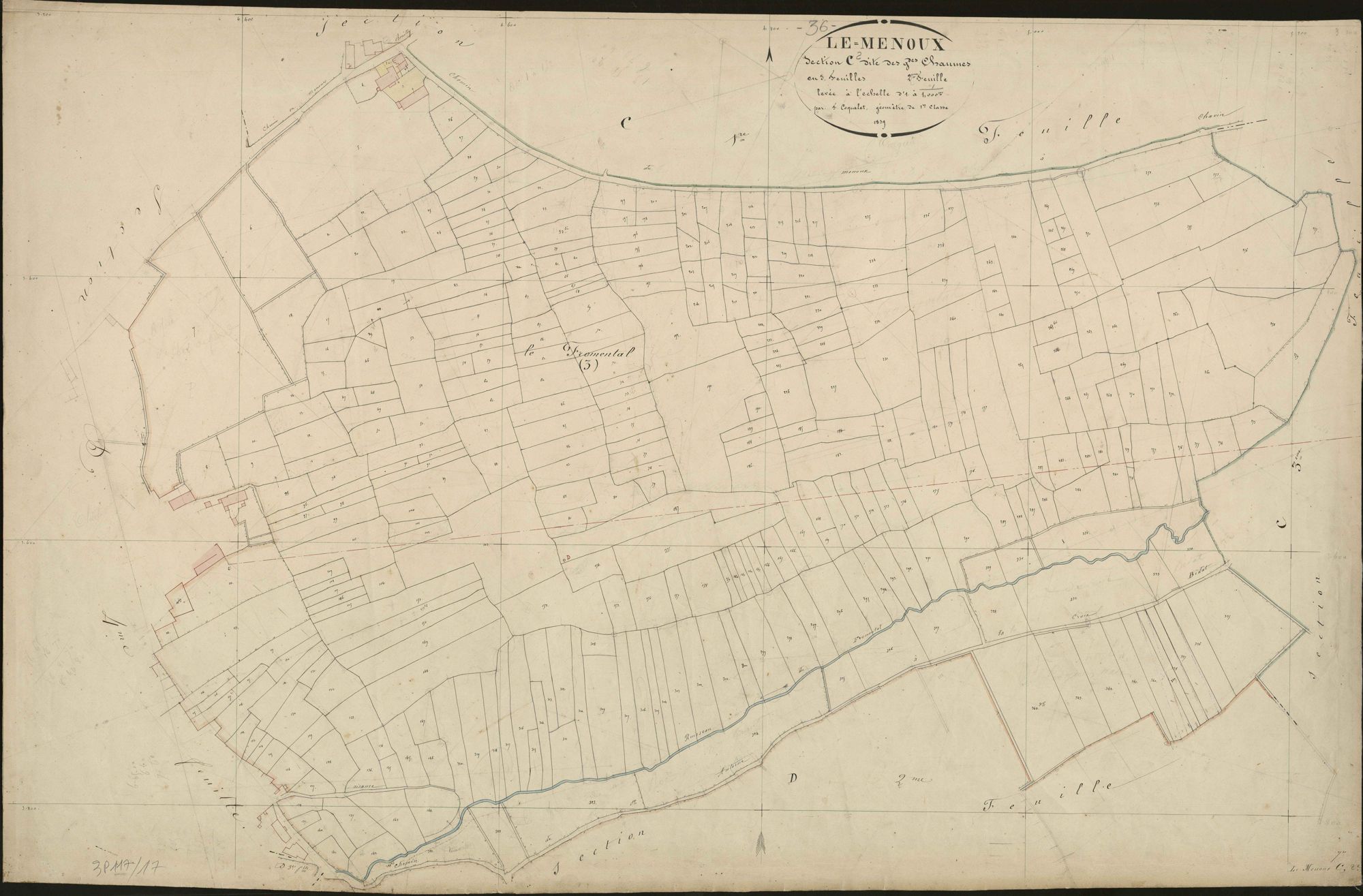 Menoux - Section C2, dite des Grandes Chaumes.