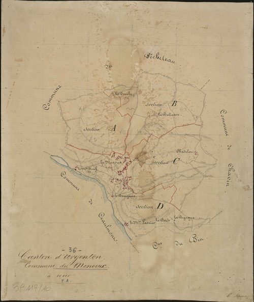 Menoux - Tableau d'assemblage.
