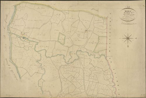 Mers-sur-Indre - Section C1, dite du Bourg.