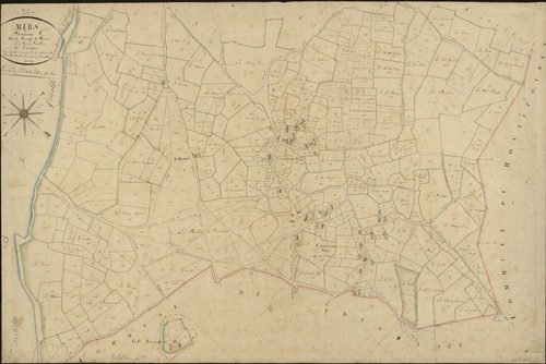 Mers-sur-Indre - Section C3, dite du Bourg.