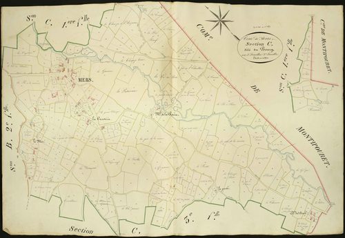 Mers-sur-Indre - Section C2, dite du Bourg.