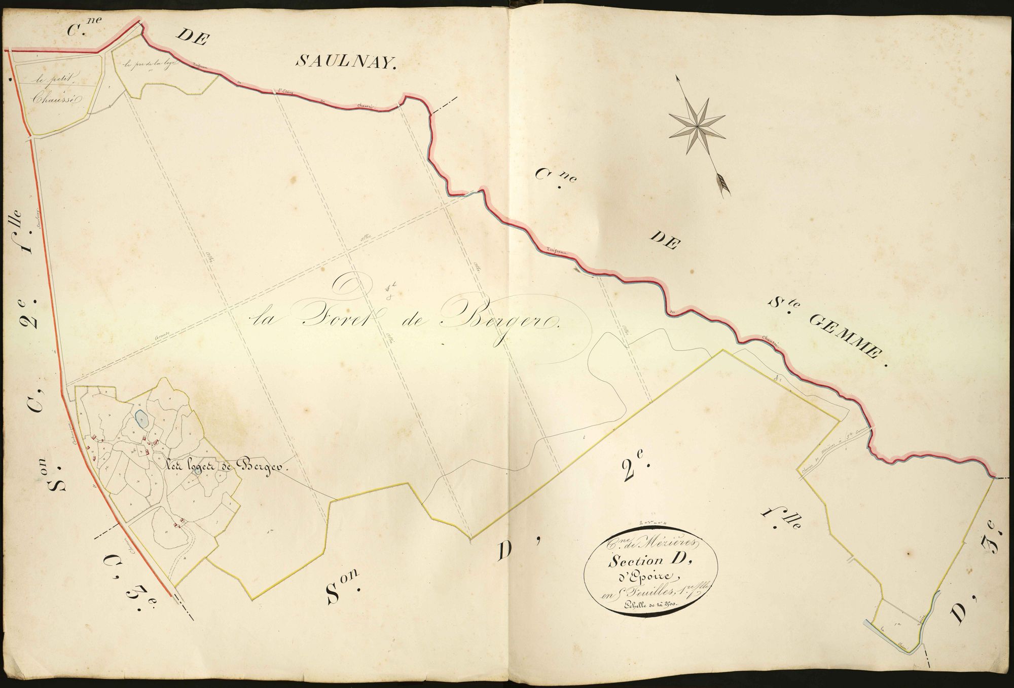 Mézières-en-Brenne - Section D1, dite d'Epoire.