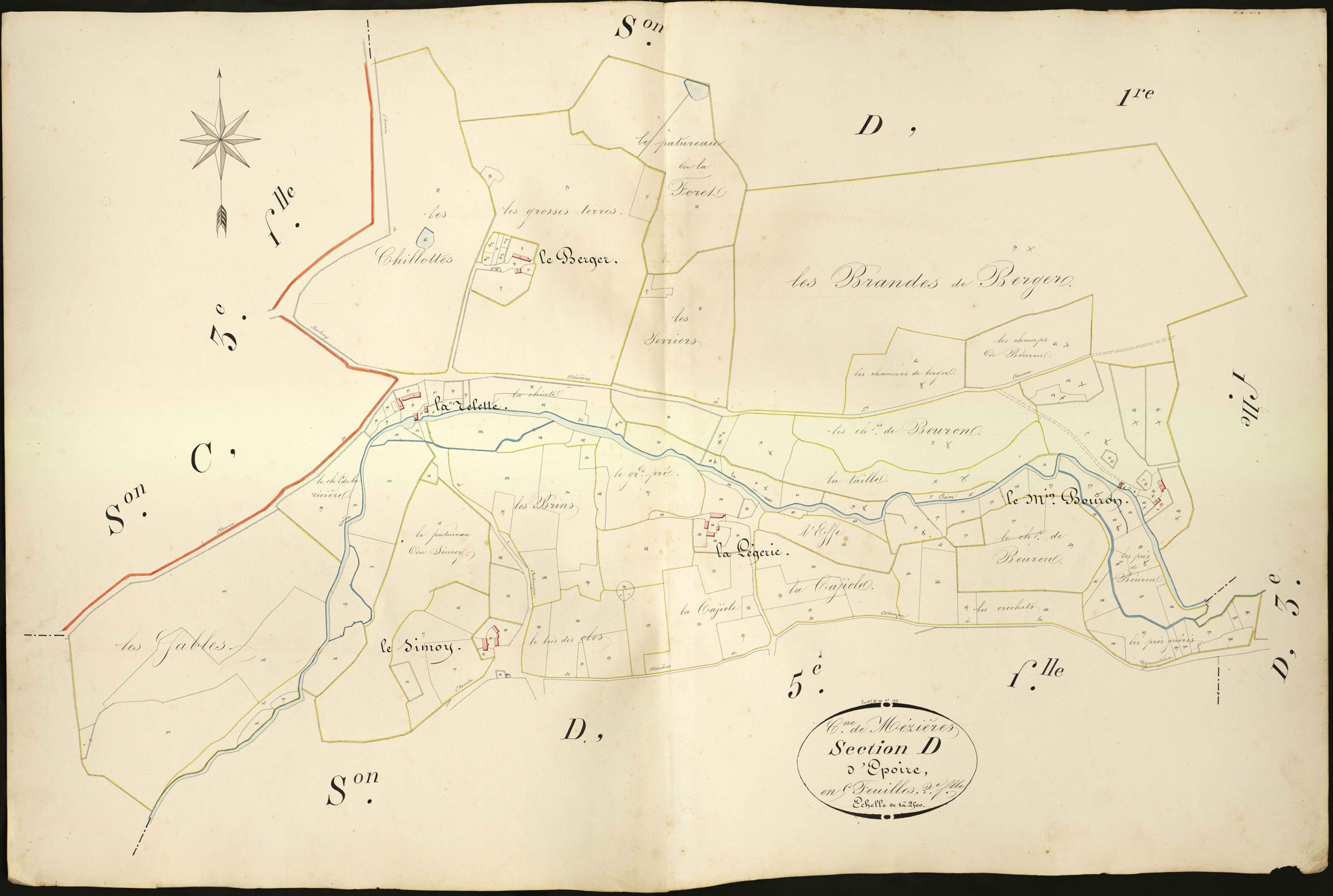 Mézières-en-Brenne - Section D2, dite d'Epoire.
